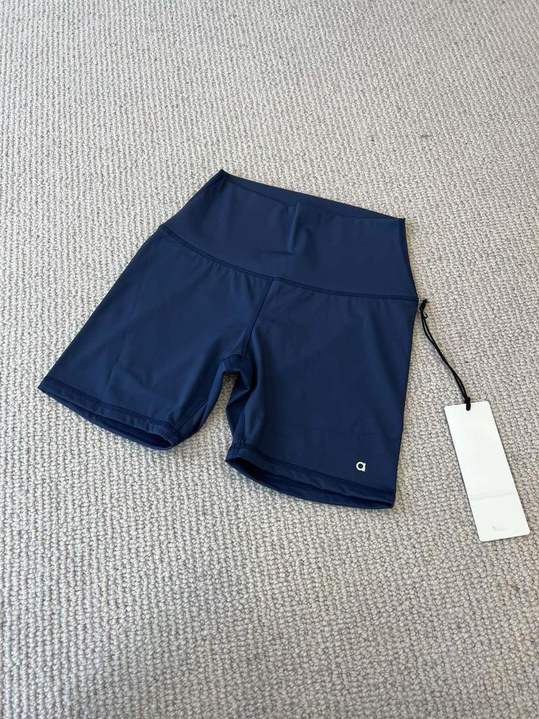 Короткие велосипедные шорты ALO Yoga с высокой талией, ощущение второй кожи - Фитнес-штаны для женщин, Подтягивающие ягодицы, Быстросохнущие