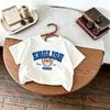 17 Year Old Kids Summer Clothing Short Sleeve Tshirt Tops Printed Cartoon Fashion Girl Boy Round Collar Tees Simple T Shirts