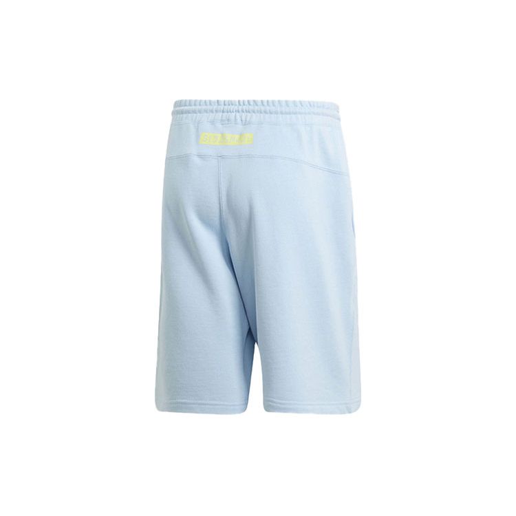 Adidas Оригинальные спортивные повседневные дышащие трикотажные удобные свободные шорты Clover, мужские шорты синего цвета DV1942