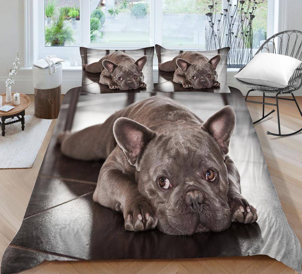 Комплект постельного белья на тему животных, роскошное пуховое одеяло и наволочка с 3D-принтом, 2/3 предмета, полноразмерное постельное белье из Австралии, Германии, США и Великобритании