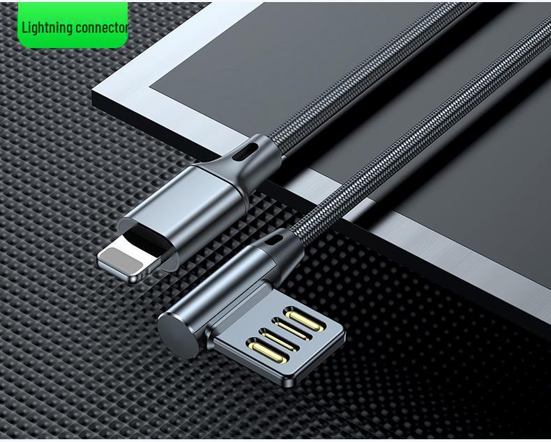 5A USB-кабель для быстрой зарядки с коленчатым разъемом для автомобиля, с глухой заглушкой, доступен в размерах 0,5 м и 2 м