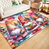 1 шт. Ковер с гномами, полиэстер, кристальный вельвет, прочный многоцелевой коврик для пола для гостиной, спальни, игровой комнаты,