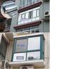 Индивидуальный размер — VLT 50% светоотражающая серебряная оконная пленка для защиты от солнца, односторонняя перспектива, коммерческие оконные тонировки