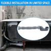 Adjustable Drain Pipe Flexible Flat P Trap Durable Freestanding Tub Drain  Bathtub Shower