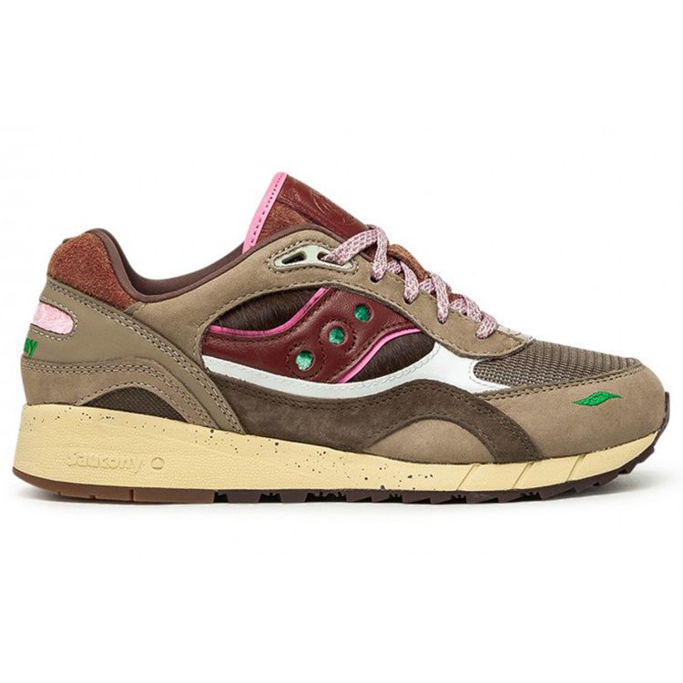 Особенность x Saucony Shadow 6000 Chocolate Chip Унисекс Кроссовки Коричневый Бренди Розовый S70607-1