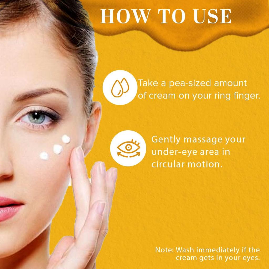 Khadi Natural Under Eye Gel 50gm Pack | Reduces Dark Circles, Puffiness, Fine Lines & Wrinkles