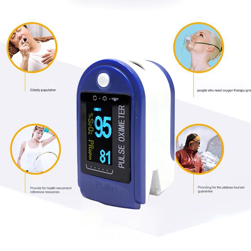 Fingertip Blood Oxygen Saturation Monitor With LED Screen | Digital Readings