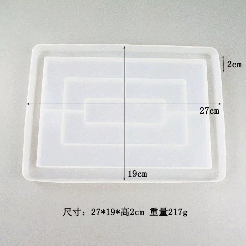 Форма для фруктов из эпоксидной смолы своими руками, набор подносов для фруктов, прямоугольный большой поднос, подставка для хранения, поднос, силиконовая форма из смолы