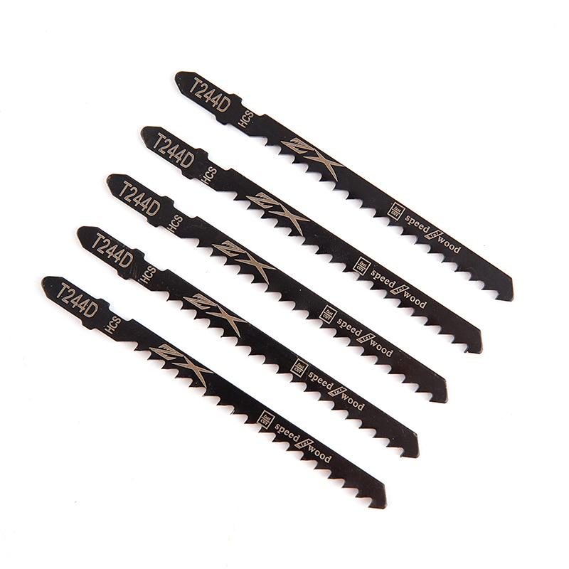 5Pcs/Set Hcs 6T Jig Saw Blades T244D/T344D For Fast Cutting Straight Cutting