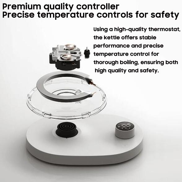 Xiaomi Умный чайник 2 Pro Xiaomi Mijia Термостатический электрический чайник 2 Pro Интеллектуальный светодиодный дисплей Экран Плавная регулировка температуры Чайник