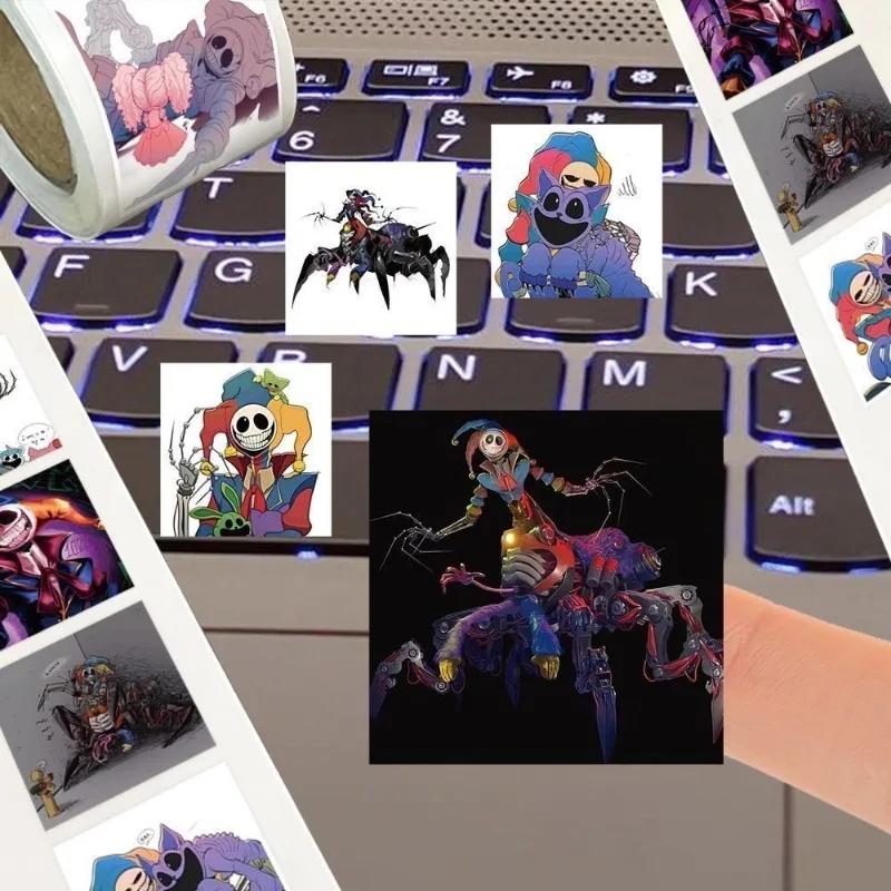 500PCS Kawaii Game Poppy Playtimes Series Sticker Creativity Cartoon Character HD Printing DIY Phone Case Graffiti Sticker