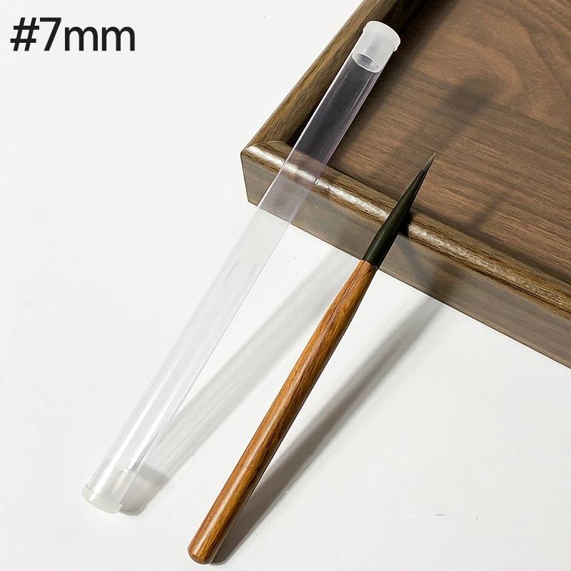 Sandalwood Detail Nail Art Pen Brush 7Mm Paintings Pen Outlining Pen Carving Pen Nail Phototherapy Pen Manicure Tool