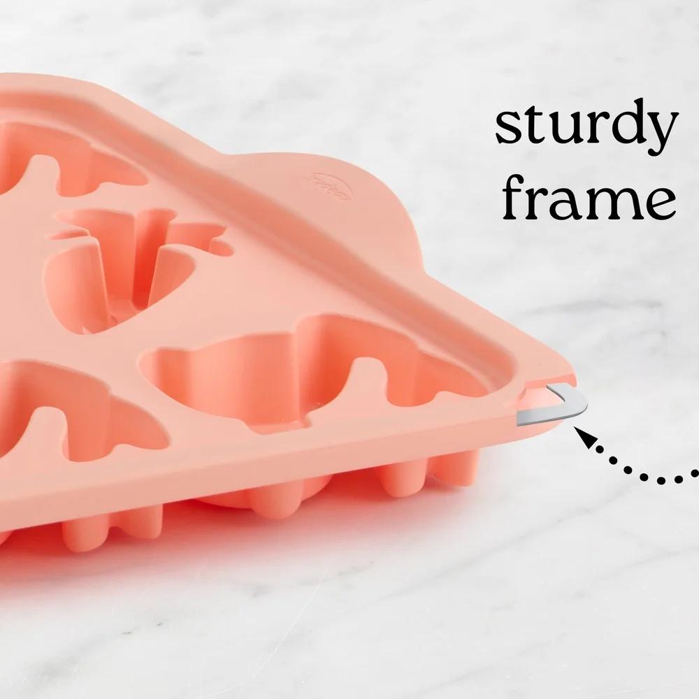 Розовая форма для маффинов на Пасху Прочный структурированный силикон Форма на 9 ячеек 2 штуки