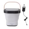 Folding Washing Machine Portable Safety TPE Mini Bucket Washer for Home Travel 100?240V UK Plug