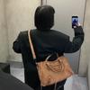 Новая популярная ретро замшевая сумка от BL, высококачественный полный комплект упаковки, модная, стильная и универсальная, одинаково подходит для мужчин и женщин