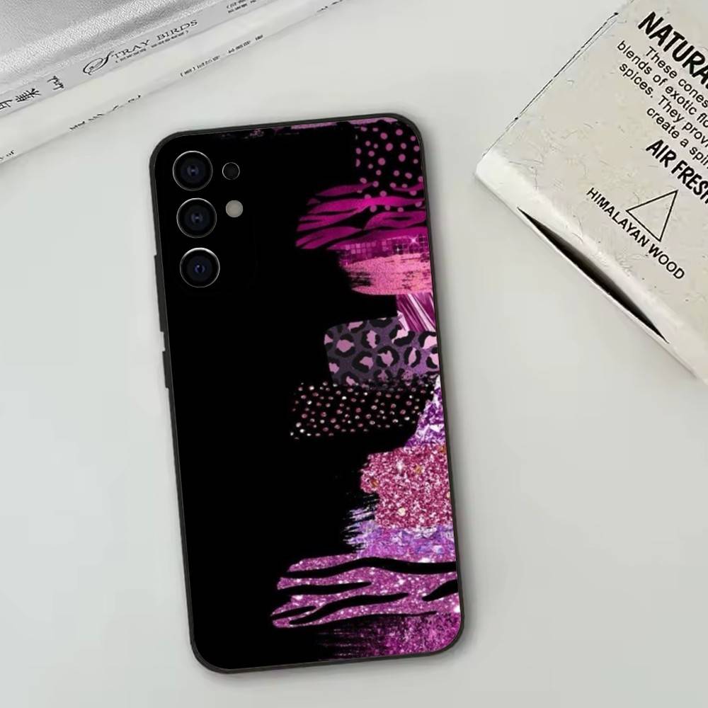 Роскошный Блестящий Флэш Чехол Для Телефона Samsung S25, S24, S21, S22, S23, S30, Ultra, S20, Plus, Fe, Мягкий Силиконовый Черный Чехол
