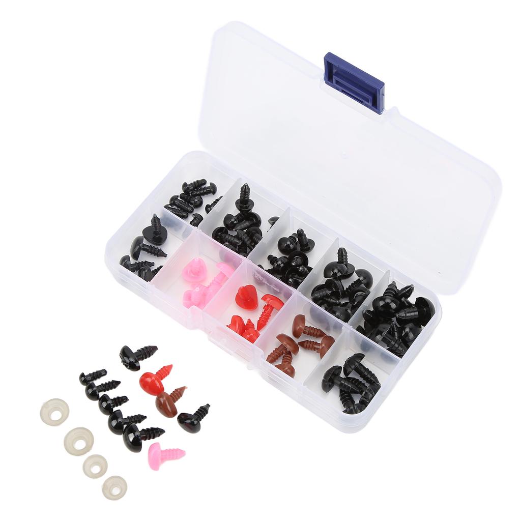 75 шт. безопасные глаза носы разных размеров прочные долговечные гладкие удобные смоляные игрушечные глаза