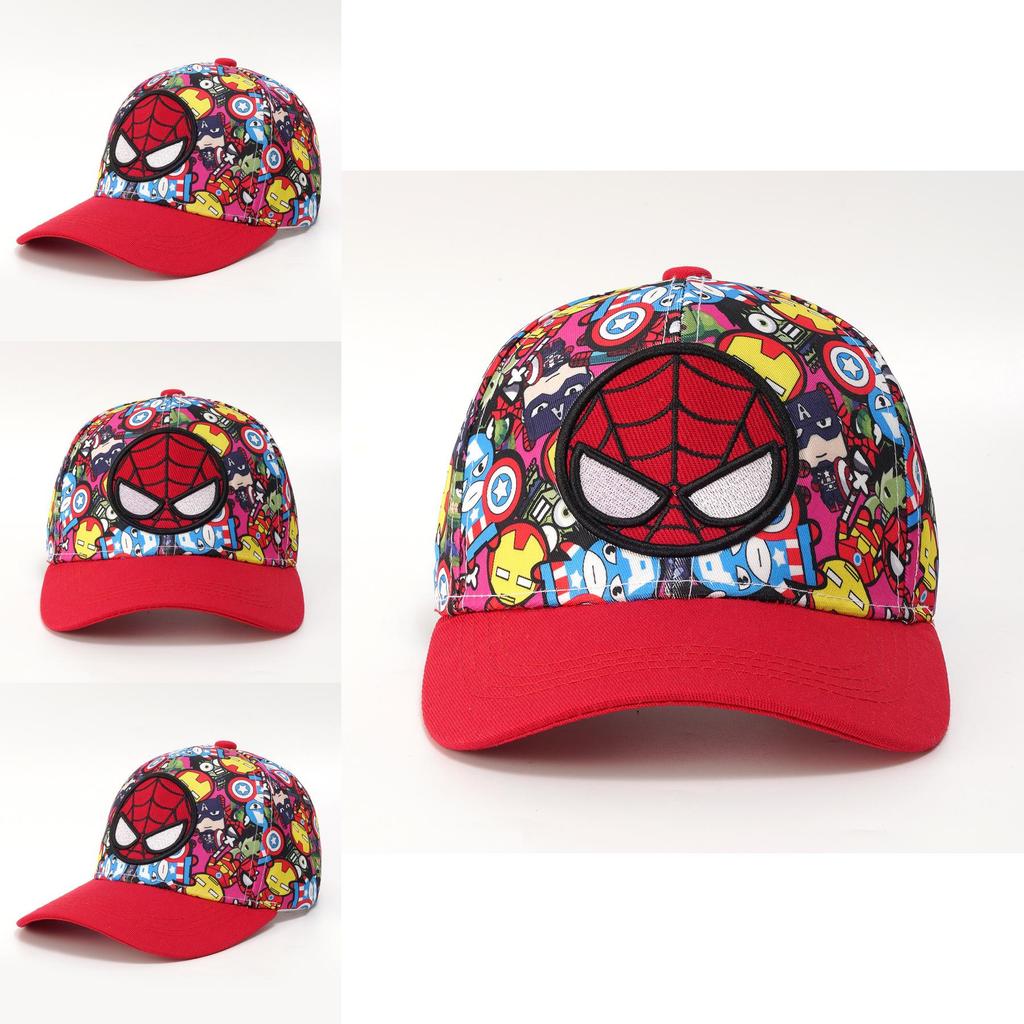 Spider Man Childrens Embroidered Baseball Cap With Sun Protection And Breathable Cotton For Spring Autumn Seasons