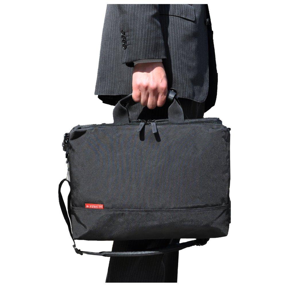 7011MB Slim Well Organized Briefcase Unisex [Manhattan Passage] (Midnight Blue)