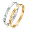 Titanium Steel Bracelet 6mm Simple Fashion Temperament 18K Gold Bracelet