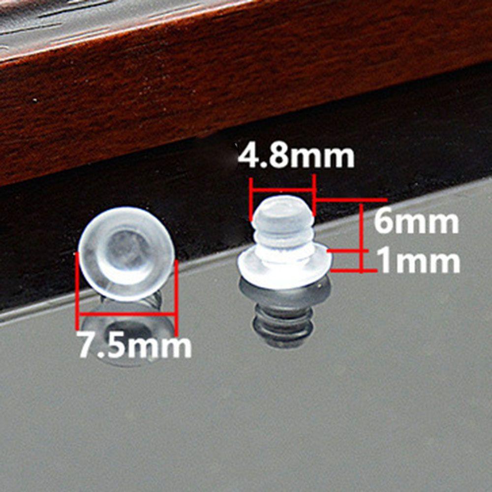 Anti collision Transparent Furniture Accessories Fasteners Rubber Stem Bumpers Foot Pad Hole Plugs