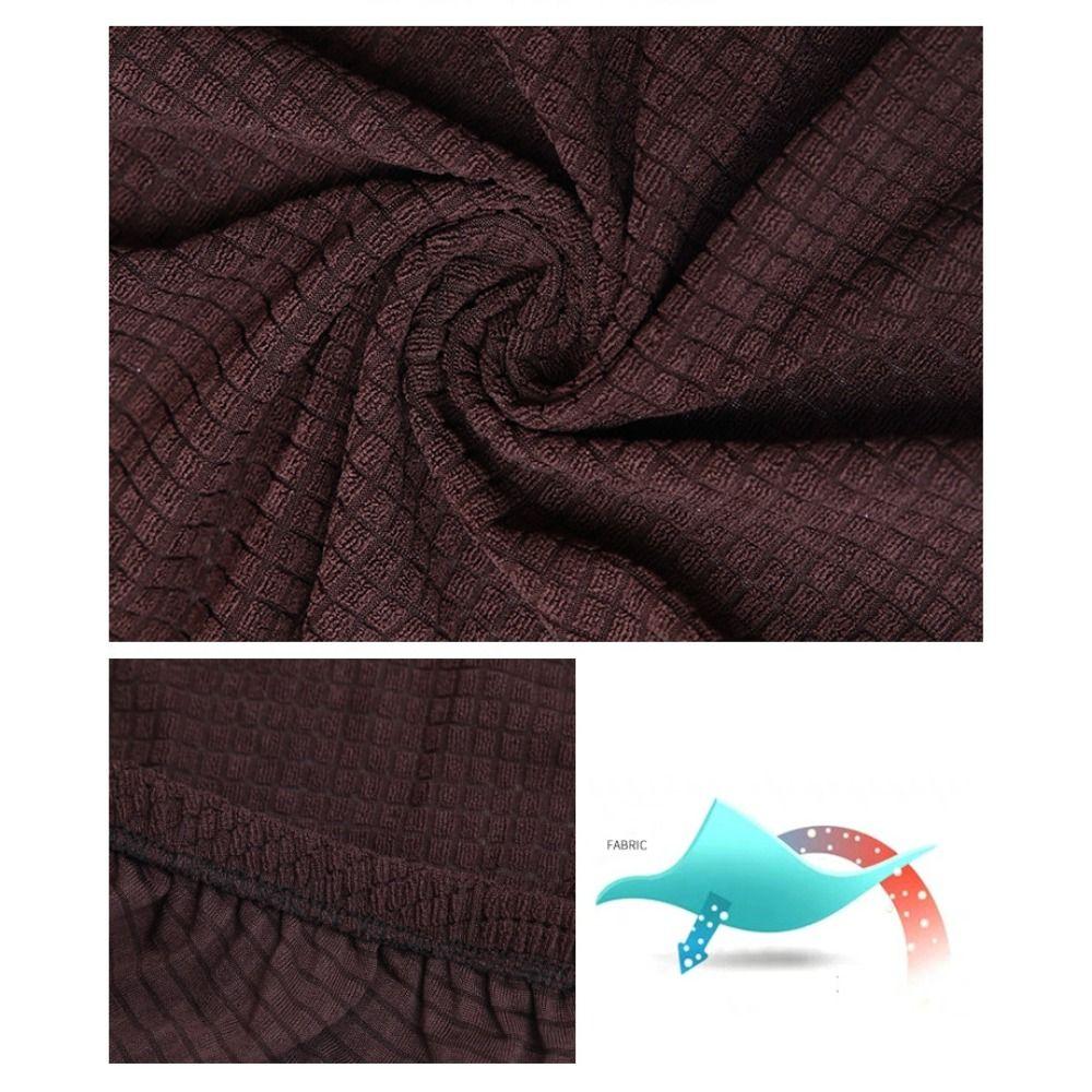 Elastic Stool Cover Plaid Chair Cover Small Square Seat Cover Restaurant