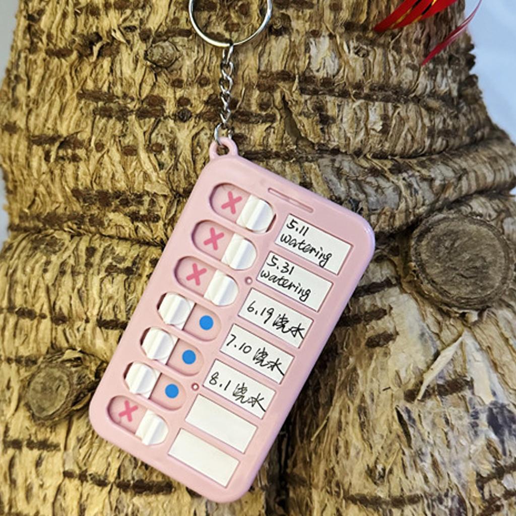 Ежедневник Брелок Портативная Таблица дел Брелки Кольца для ключей от машины Брелки для ежедневного расписания и задач для детей