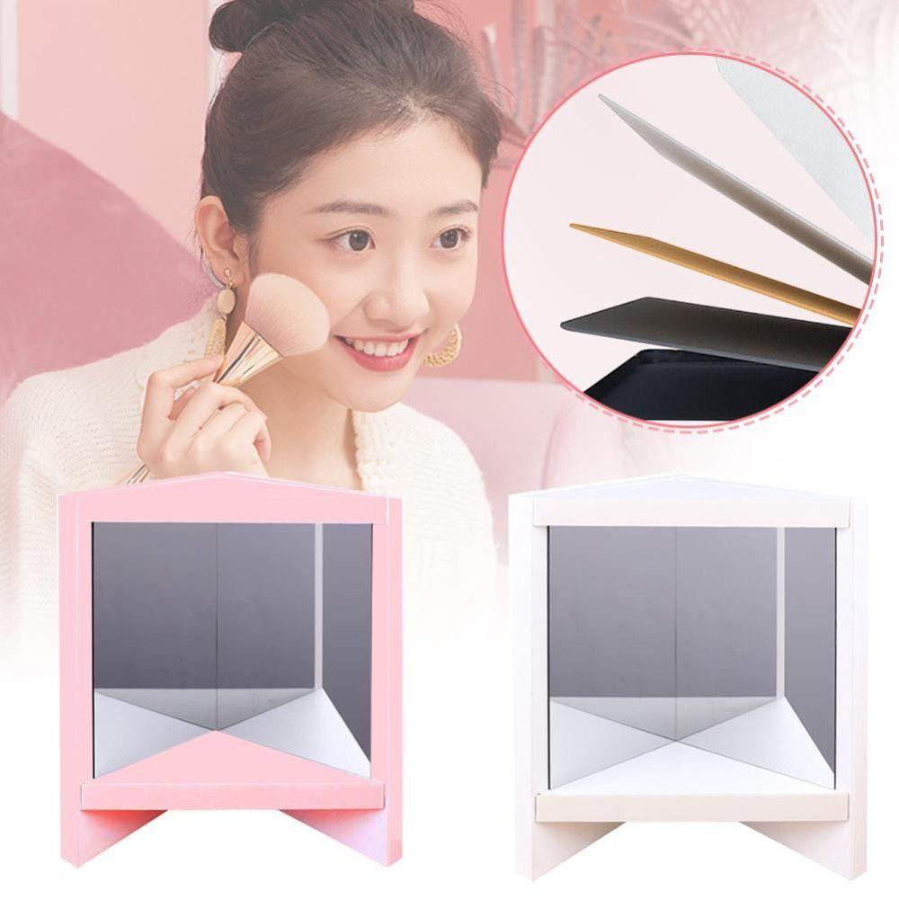 Square Non Reversing Mirror Enhanced self-perception True Makeup Reflection Mirror  Women Girls
