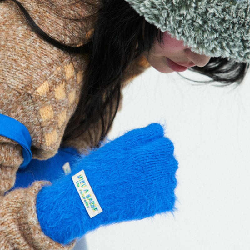 MISU A BARBE ПЕРЧАТКИ СИНИЙ МОНСТР