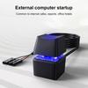 Button Colorful LED Lights Computer Desktop Extension Cable Home Motherboard External Start Power On/Off