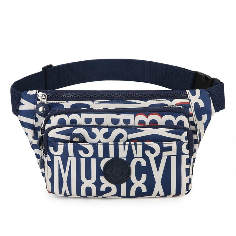 Flower Print Crossbody Chest Bag Colorful Shoulder Bag Fashion Sling Backpack Hiking