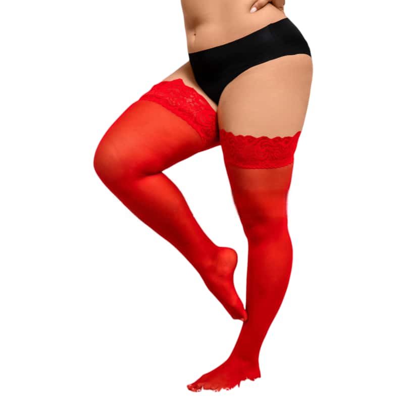Women Stockings 2026 New Plus Size Women's Thigh High Sheer