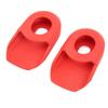2PCS Bike Crank Cover Protector Silicone BIcycle Crank Arm Sleeve Cover Protective CaseRed