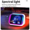 Умная Bluetooth 5.4 колонка с RGB-подсветкой, умный будильник, голосовой помощник, сенсорный экран, светодиодный дисплей погоды