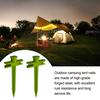 1/2Pcs Camping Tent Stake Heavy Duty Multi-functional Outdoor Garden Yard Patio Lawn Tarp Canopy Windproof Ground Spike Tent Peg