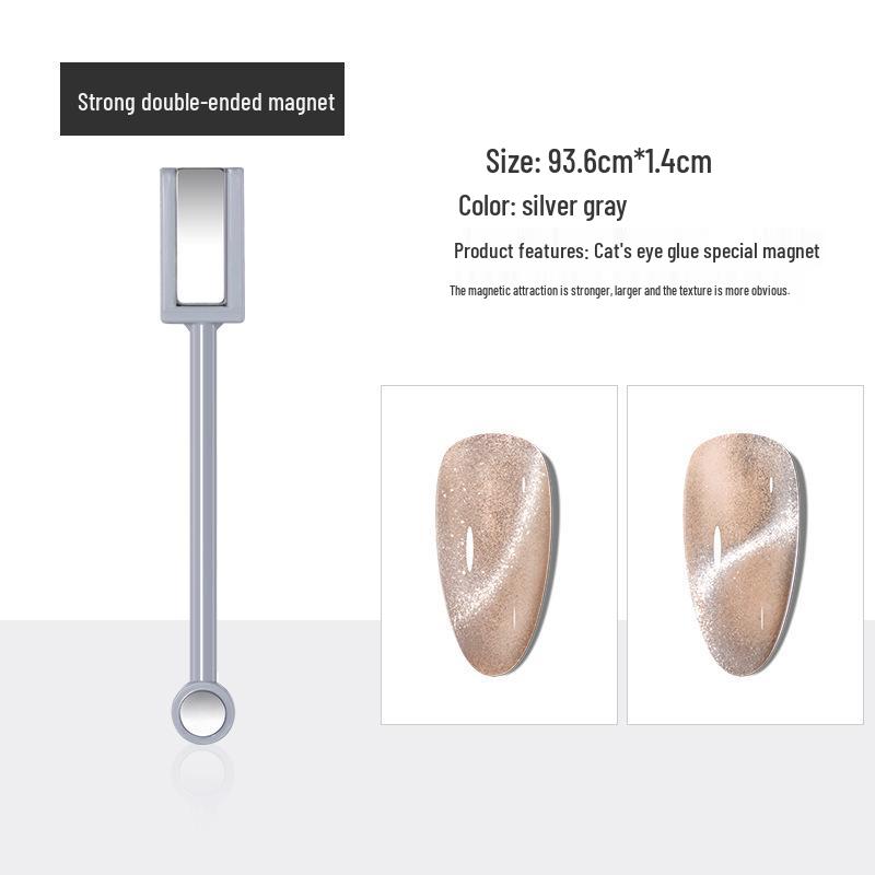 Magnetic Nail Art Crystal Stone Kit with Strong Rods: Round, Square, Cylindrical Neodymium Magnet