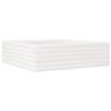 VidaXL Planter White 80x80x23 Cm Solid Pine Wood, Outdoor Planter, Flower Box, Plant Box, Planter 847199