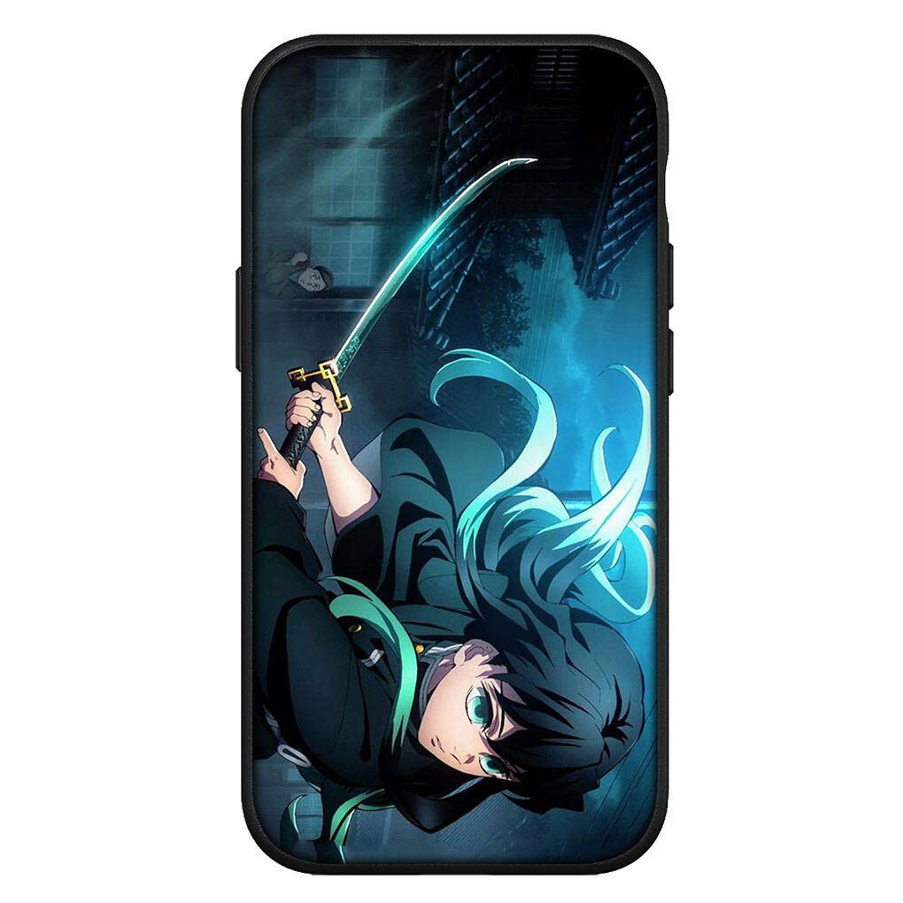 Для Samsung Galaxy S25 S24 S23 S22 Ultra FE Plus A17 A37 A57 A56 A55 A06 A16 A15 A36 A26 A35 A05 A25 A54 A34 Чехол Танджиро Муичиро Токито Клинок Рассекающий Демонов