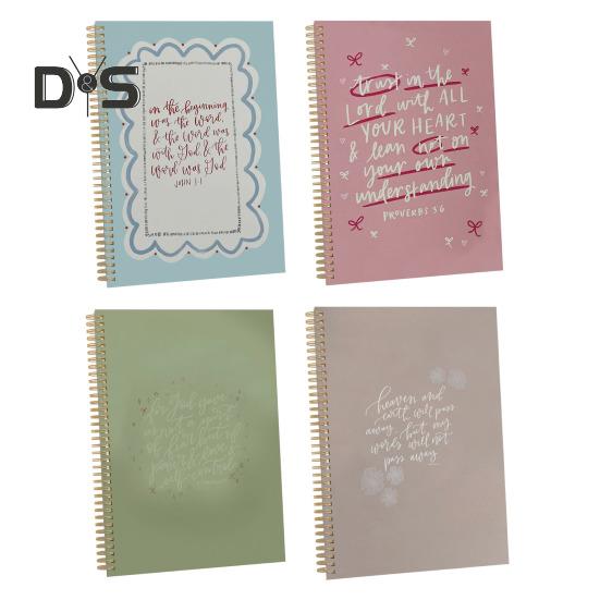 Христианский блокнот с катушкой ниток Религиозный журнал Женский блокнот для изучения Библии Церковные духовные события Христианские канцелярские принадлежности