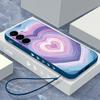 Яркий Pop Art Чехол с Сердечками Для Samsung Galaxy S26 Ultra S25 Plus S24 S23 S22 S21 FE A16 A17 A18 A26 A36 A37 A54 A55 A56 A57 5G Чехол