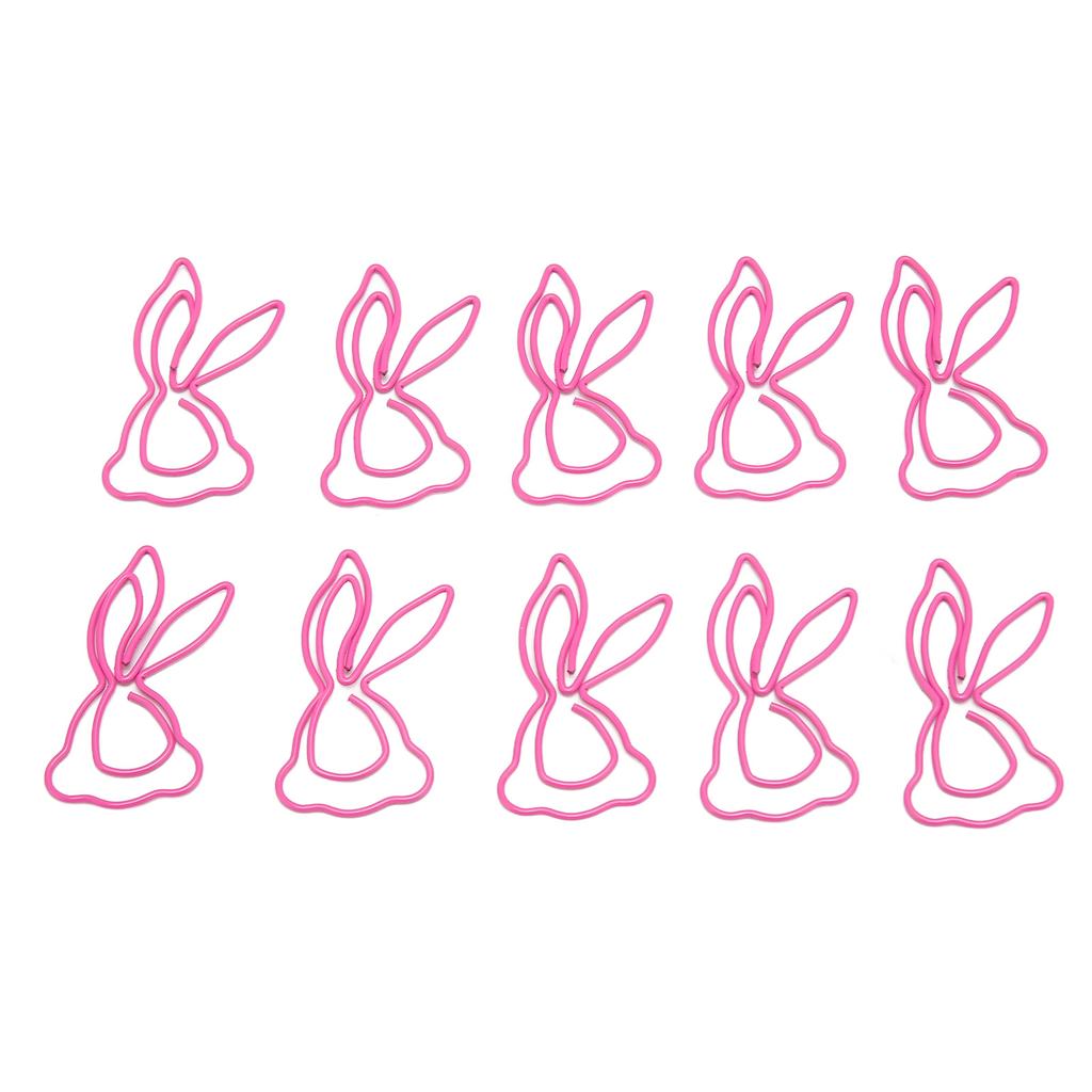 100 шт. детские скрепки в стиле кролика, прочные металлические, изысканные, широко используемые, милые скрепки для бумаги для Wo