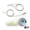 BWR926 Electric Window Regulator Repair Kit Front Left for Fiat Fiorino Qubo 225 Peugeot Bipper Citroen Nemo AA 2008-2024 9221EP