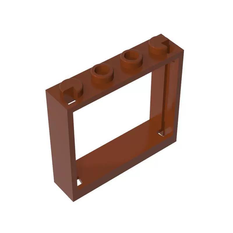 30 деталей конструктора, технические элементы: оконная рама 1x4x3, MOC, совместимо с брендами детских игрушек 60594