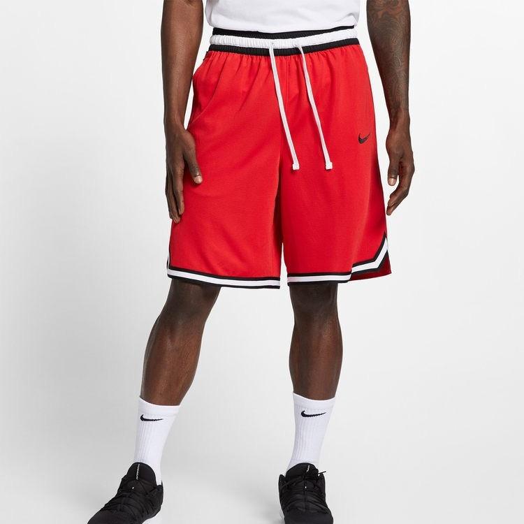 Nike Contrasting Colors Side Sports Basketball Shorts Red Men's AT3151-657