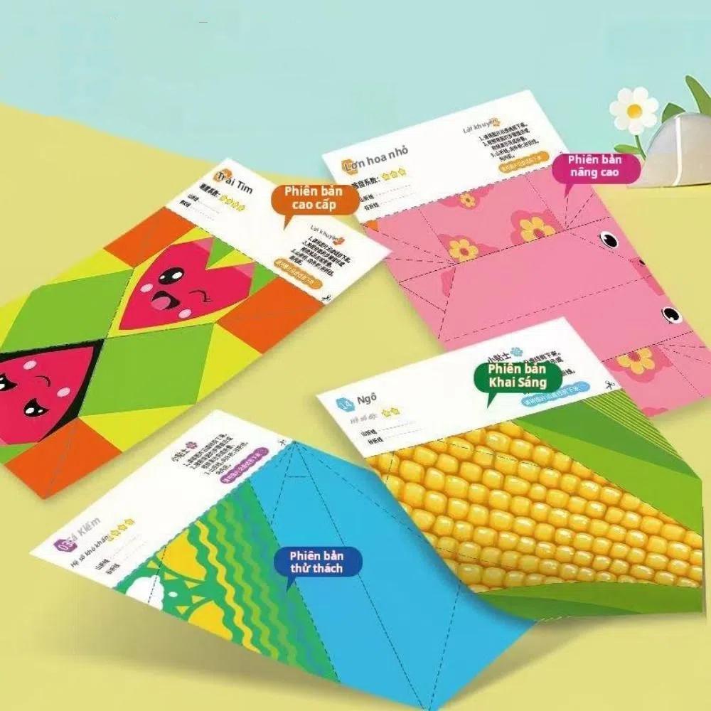 Детская книга оригами Сделай сам Руководство по оригами Забавная 3D-головоломка Оригами Для детского сада