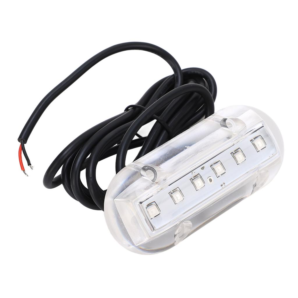 Blue LED Underwater Light IP68 Waterproof Marine Lighting Lamp for Boat Yacht DC12V 1.1W 18LM