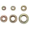 150pcs Rivet Rivet Combination Kit Rivet Nut Tool Kit Steel Yellow Galvanized Thread Rivet Nut Insert Kit M3 / M4 / M5 / M6 / M8