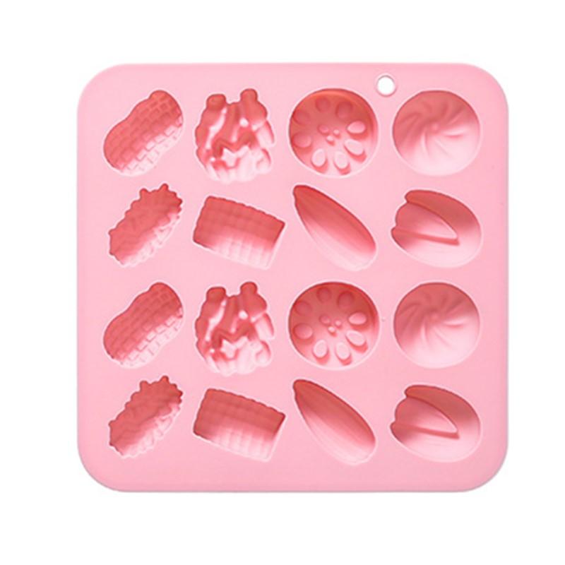 Reusable 3D Nut Silicone Mold with Heat Resistance Perfect for Confectionery Baking