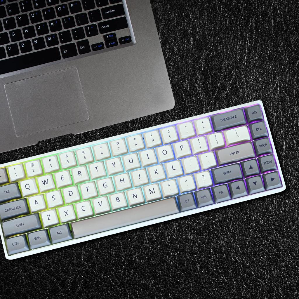 136 Keys XDA Silhouette PBT Dye Sublimation Keycap Mechanical Keyboard Keycaps, Set, 60%/65/75%/80% / 90% / 100% (Revelation)