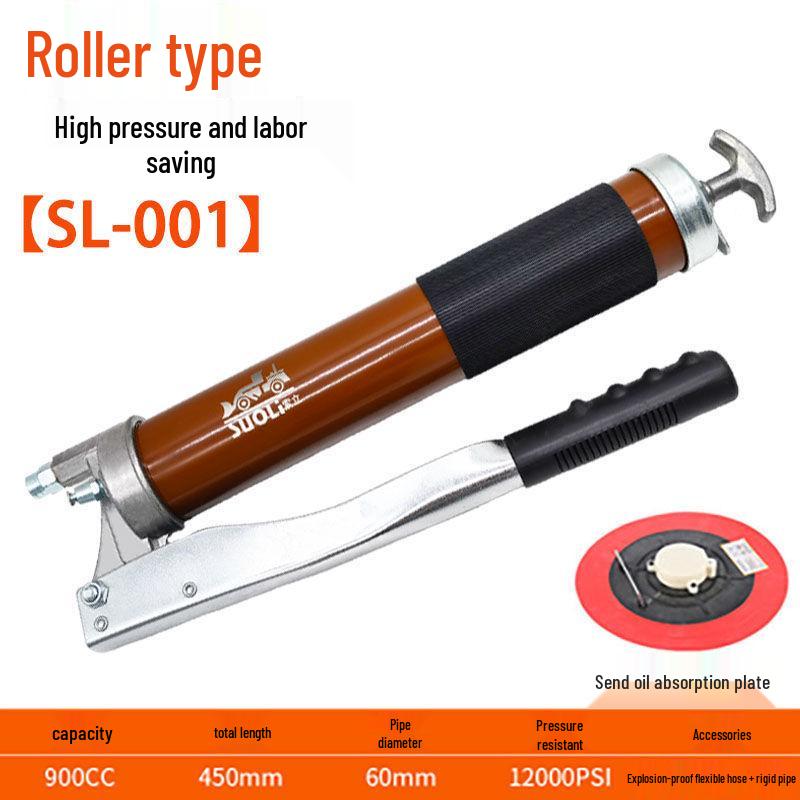 Прозрачный смазочный пистолет высокого давления промышленного класса для обслуживания экскаваторов